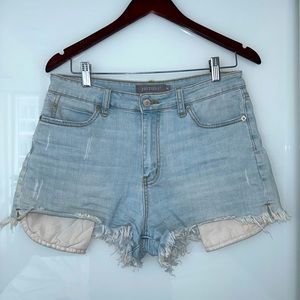 Just USA high waist denim shorts